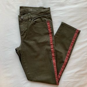 j. crew skinny ankle chino with ribbon seam